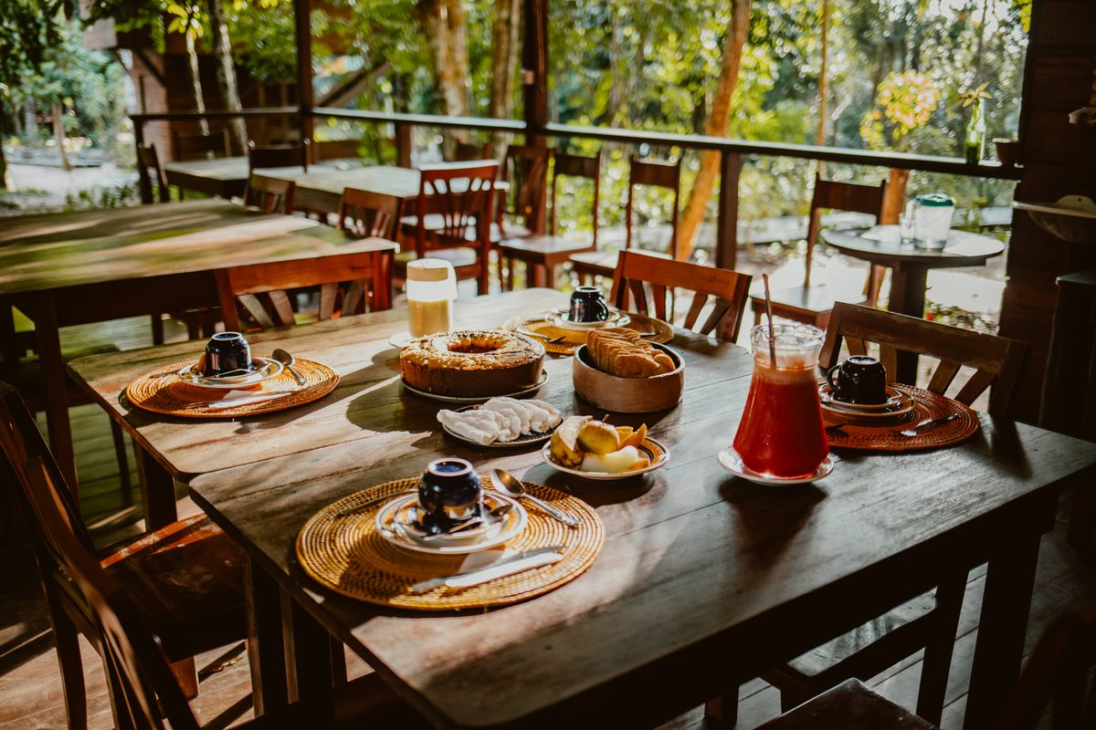 Café da manhã — Villa Arapiuns